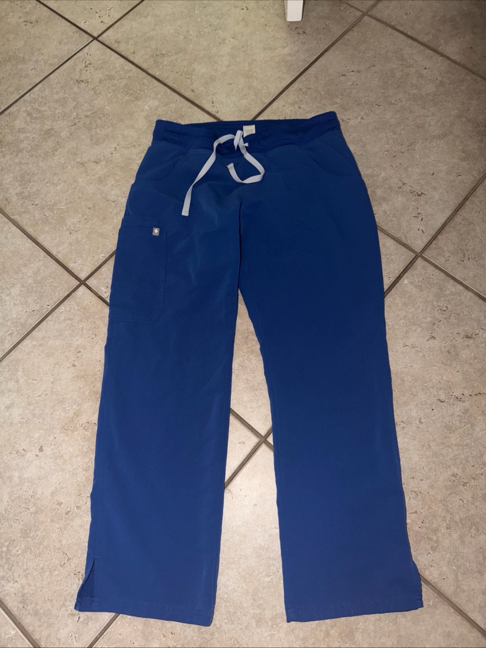Figs Men's Blue Drawstring scrub technical Pants